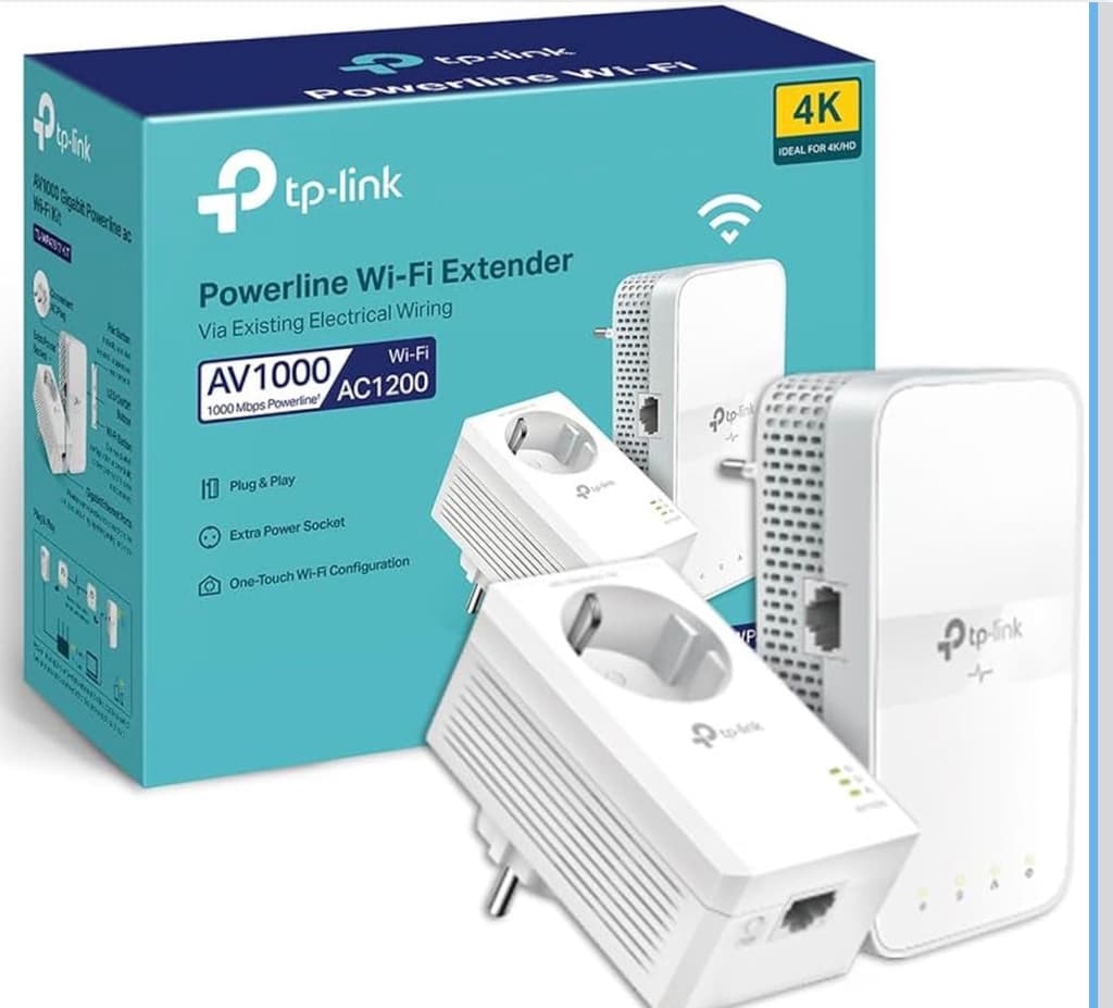 Kit CPL WiFi TL-WPA7617, AV1000Mbps