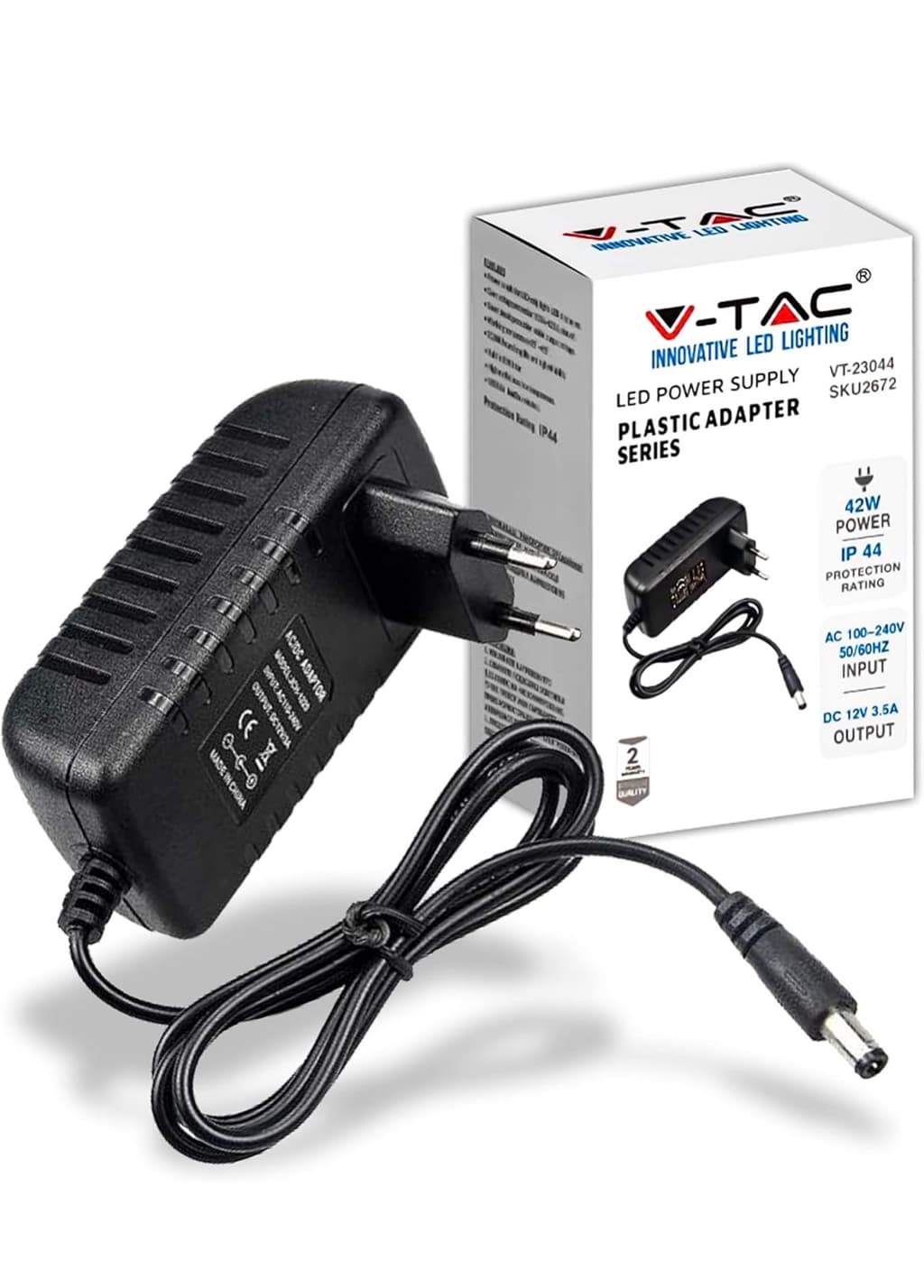 Adaptateur Alimentation 12V 42W 3,5A pour Caméras, Bandes LED, Modems - Transformateur Chargeur 12V - Pour récepteur satellite